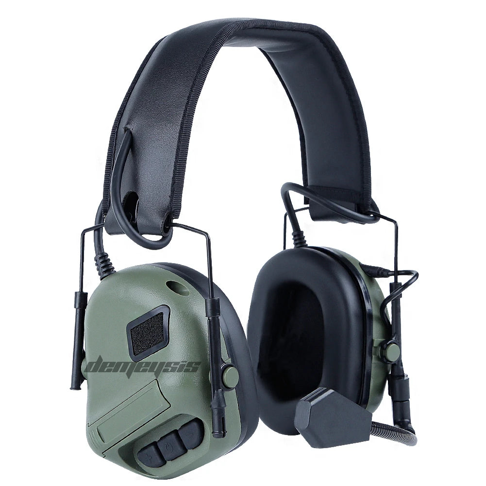 Tactical Helmet Headset with Fast Helmet Rail Adapter Airsoft Communication Headphone Outdoor Hunting Shooting Headset