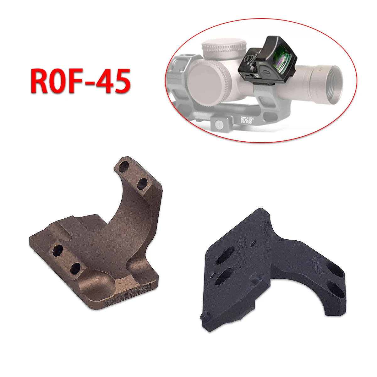 ROF-90/45 RM Red Dot Sight Raiser Mount For GEISSELE SUPER PRECISION 25.4/30mm Ring Scope Mount Rifle AR15 M4 M16