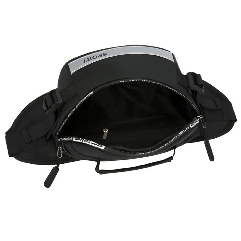 Gym Bag Nylon Men Chest Bag Multi-function Large Capacity Fanny Pack Belt Bag Wear-resistant Sports Phone Bag Women