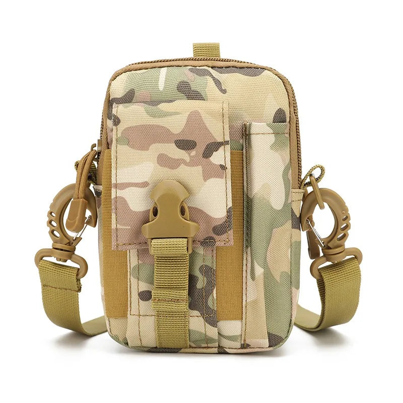Tactical Molle Waist Pouch Outdoor Hunting Camping Men EDC Tool Bag Utility Gadget Organizer Vest Pack Purse Mobile Phone Case