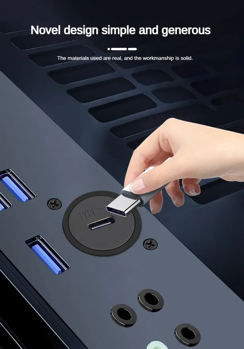 Type-c Round C-port USB connector 24pinz socket TYPE D data transmission charging fast
