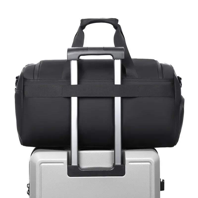 Sports Gym Bag Large Capacity Handbag Portable Travel Duffel Bag, Multi-compartment with Shoes Storage,Perfect for Vacation,Gym