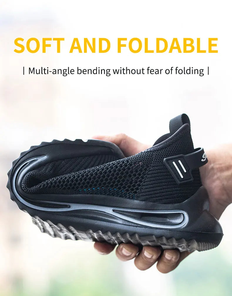 Safety Shoes Man for Work in Low Price with Steel Toe Work Wear Industrial Protection OriginalSecurity-Protection