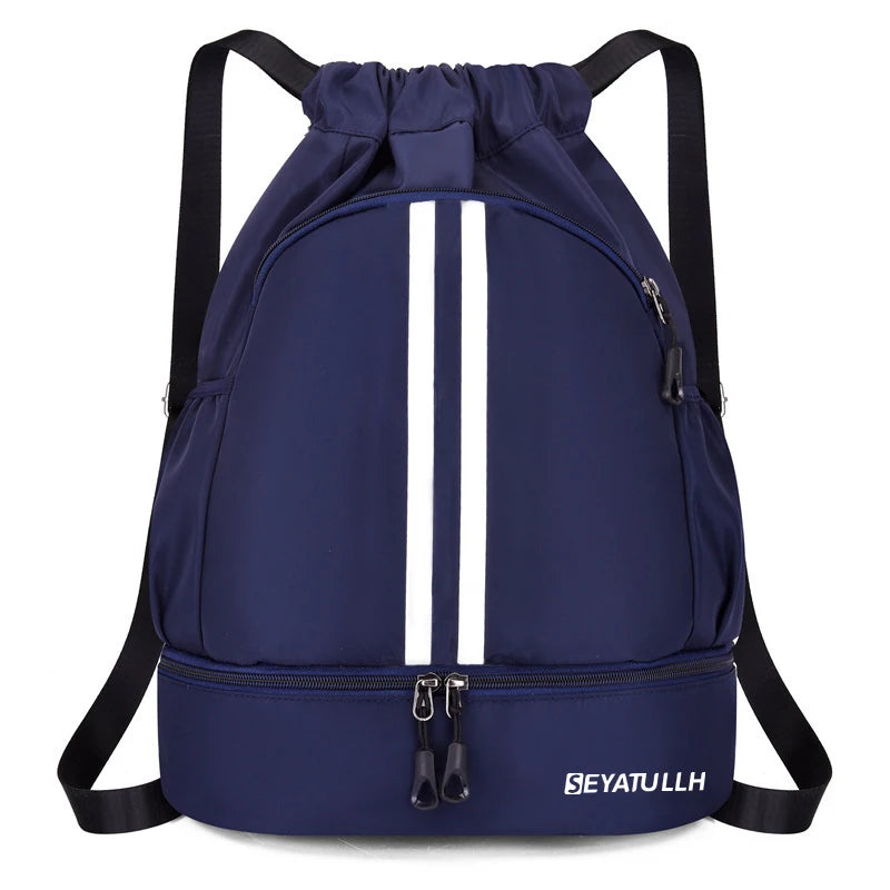 Gym Bag Fitness Backpack Women Men Basketball Backpack Outdoor Soccer Football Storage Bags Training Drawstring Sports Knapsack