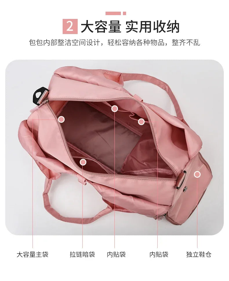 Solid Yoga Mat Bag Gym Fitness Handbags for Women Men Training Sac De Sports Travel Gymtas Nylon Outdoor Sports Tas Sporttas