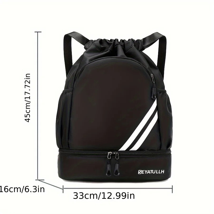 Gym Bag Fitness Backpack Women Men Basketball Backpack Outdoor Soccer Football Storage Bags Training Drawstring Sports Knapsack