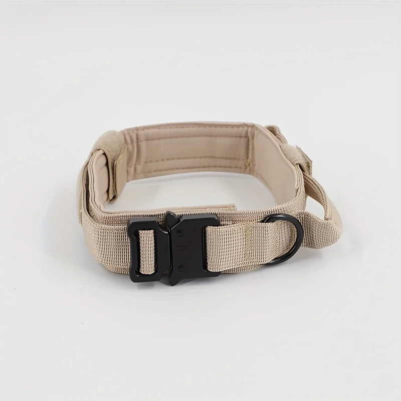 Tactical Dog Collar, Pet Dog Collar, Military Dog Collar Adjustable Dog Training Collar With Quick-release Buckle