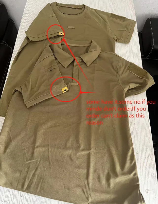 Tactical Cargo Quick Dry Combat T-Shirt Men's Military Army Pullover Outdoor Hunting Camping Climbing Trekking Hiking Shirts