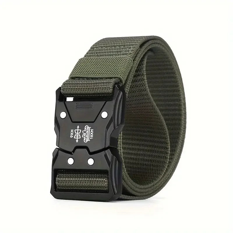 Tactical Waist Belt - Durable Automatic Buckle, Perfect for Outdoor Adventures, Unisex Accessories for Men and Women