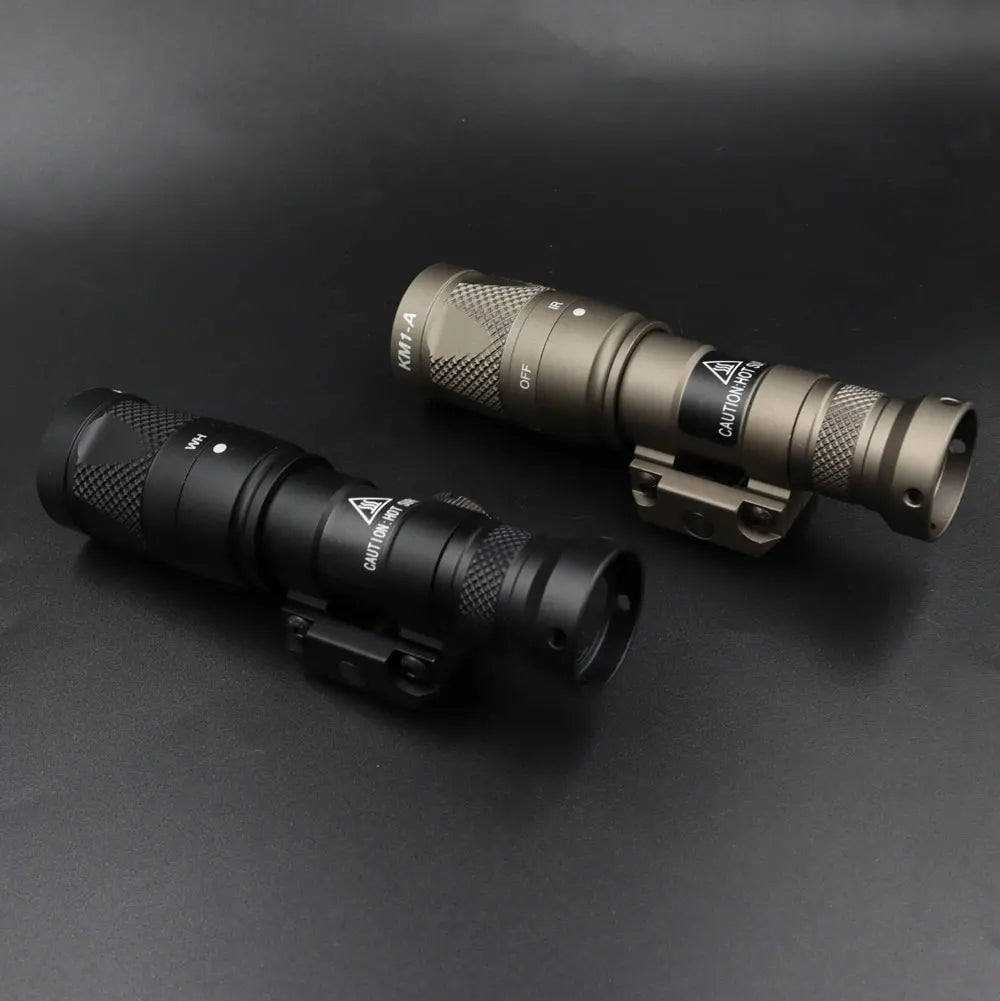 Tactical Light M300V IR Lighting & LED White Scout Flashlight w/ Remote Pressure Switch for Hunting Picatinny Rail