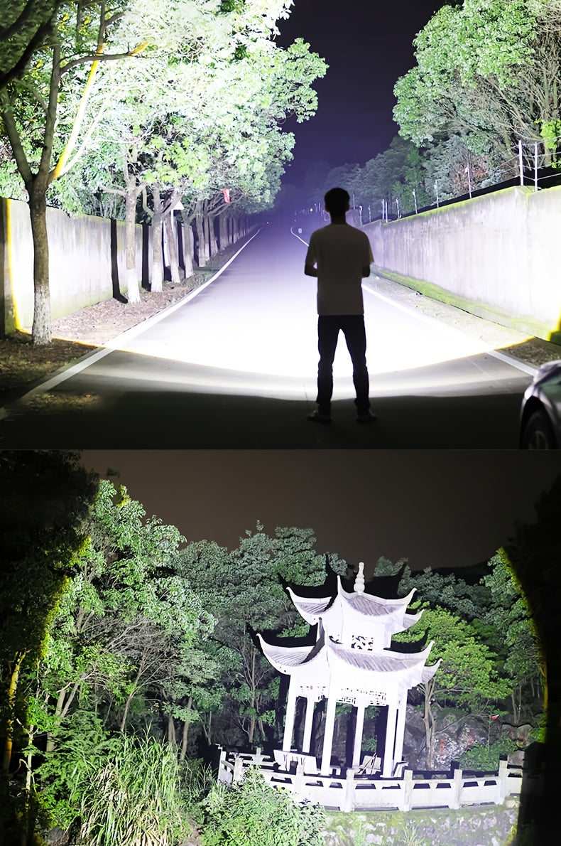 Most Powerful LED Headlamp, High Power Rechargeable Headlight, 3 Modes Portable Headlamp, Used for work, outdoors, camping, hunting, fishing, etc.