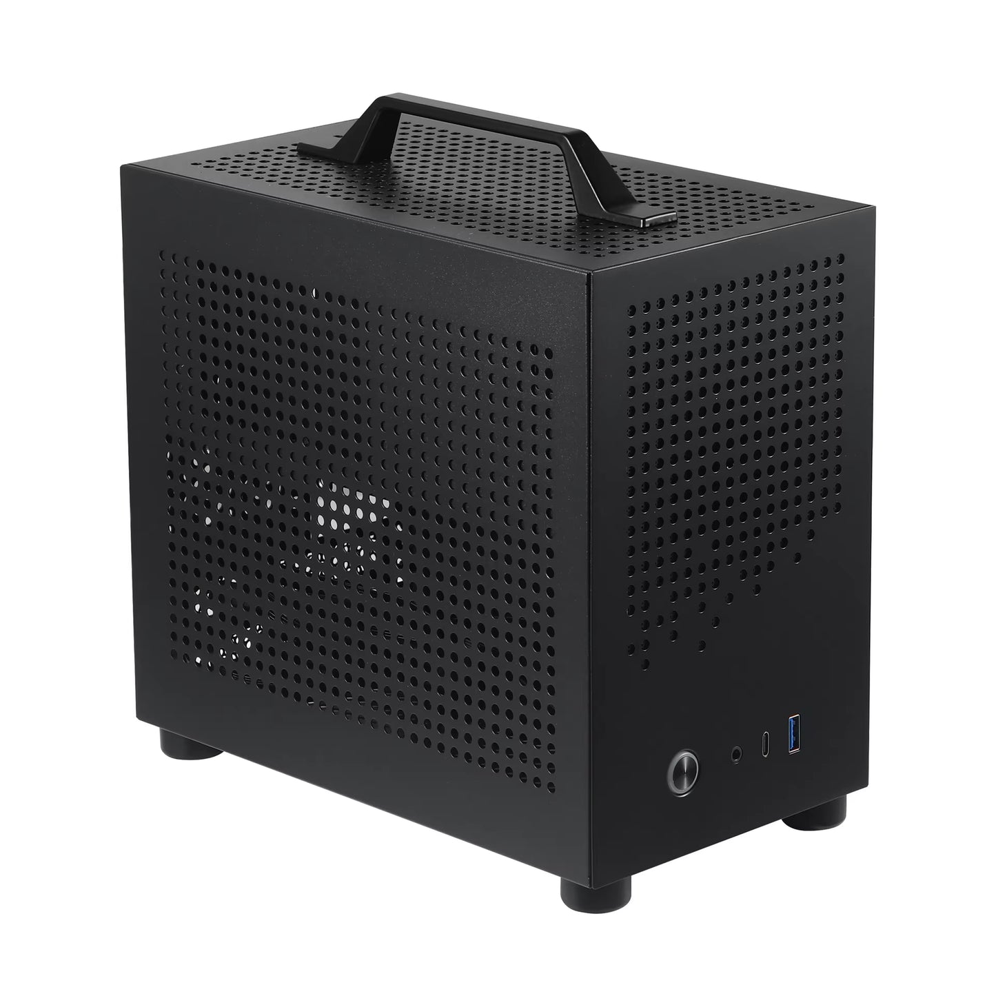 SGCC Portable Desktop Computer Mini Case SFF Small Form Factor Mini-Itx Computer Case