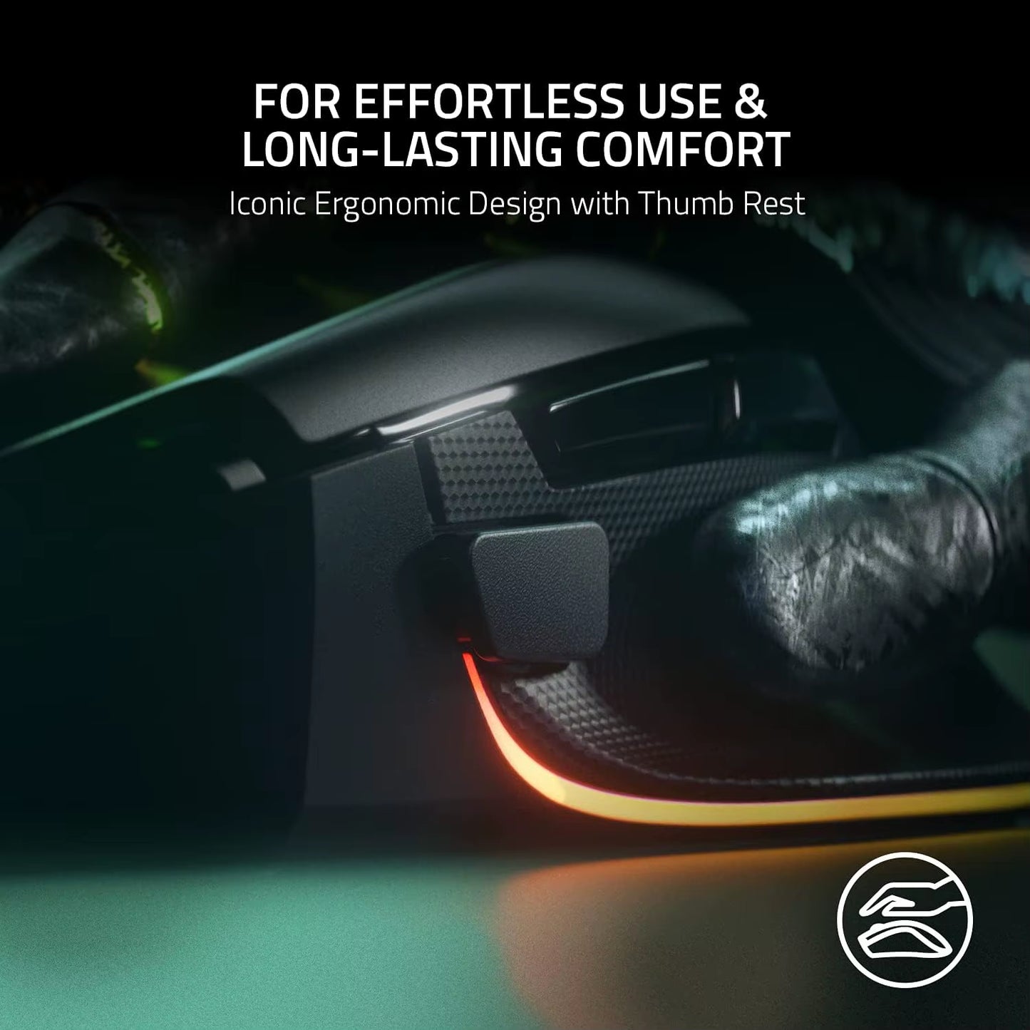 Original Basilisk V3 Wired Gaming Mouse Gamer 26000 DPI Optical Sensor E-Sports with RGB Lighting for PC Laptop