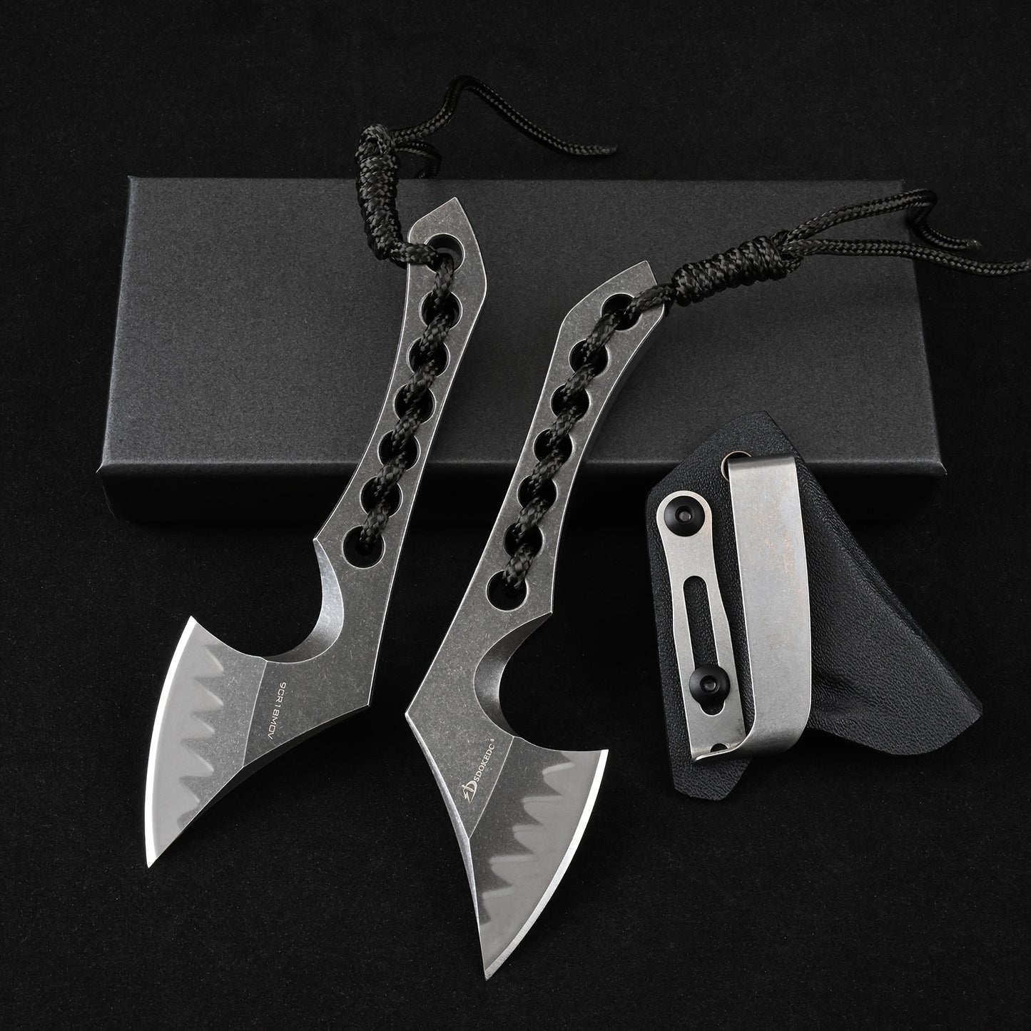 High Quality Mini Axe 9cr18mov Steel Fixed Blade Knife EDC Tool Small Knife Hiking Fishing