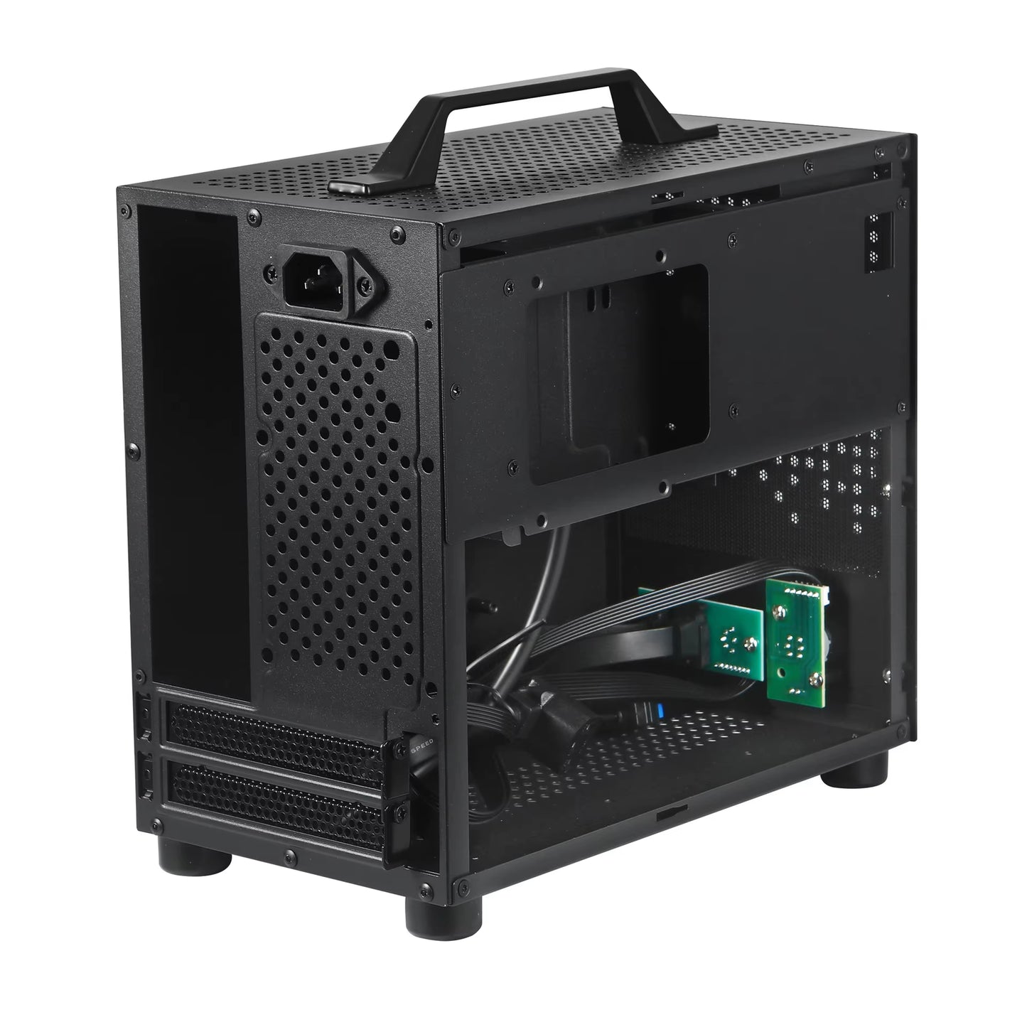 SGCC Portable Desktop Computer Mini Case SFF Small Form Factor Mini-Itx Computer Case