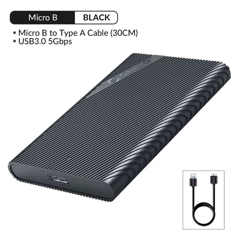 2.5 Inch HDD Case Type C External Hard Drive Case SATA to USB 3.1 HDD Enclosure Box for SATA HDD SSD Case Support UASP