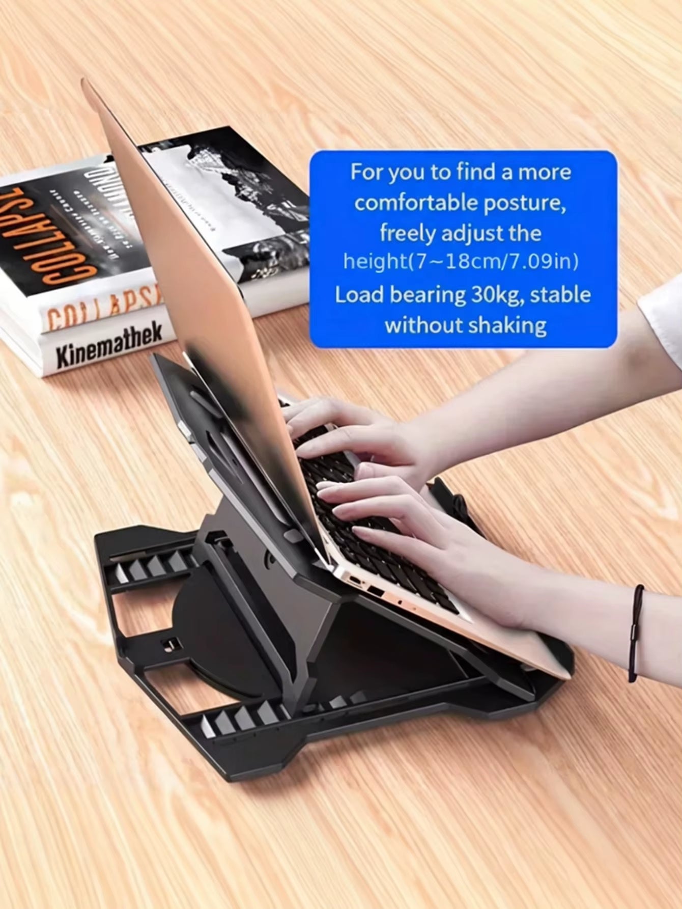 Laptop Cooling Bracket, Folding Bracket, Office Computer, Tablet Computer, Lifting and Cooling
