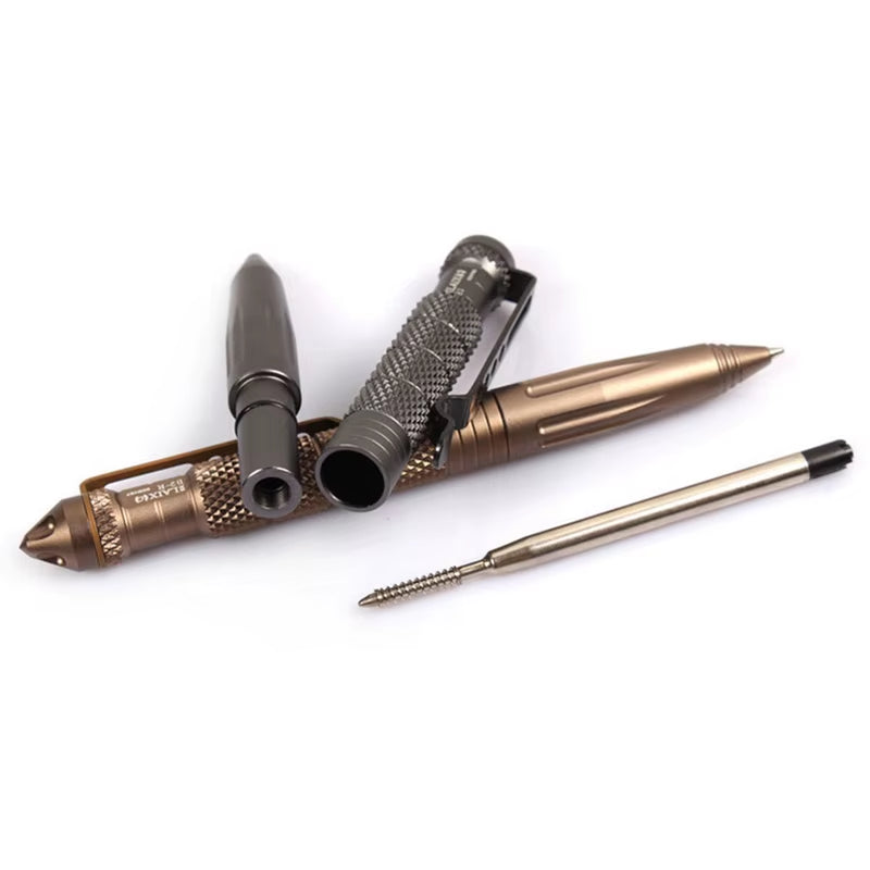 ZK20 Dropshiping Defence Tactical Pen High Quality Aluminum anti Skid Portable Self Defense Pen Steel Glass Breaker Survival Kit