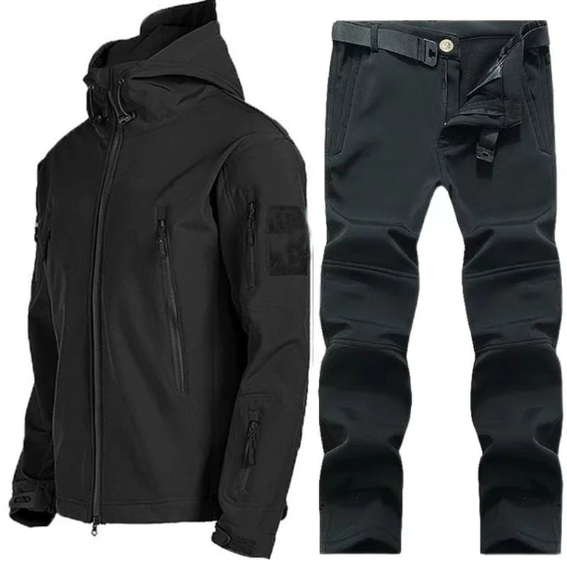 Winter Autumn Tactical Jacket Suit Men Army Softshell Tactical Waterproof Jackets Fishing Hiking Camping Climbing Fleece Jacket