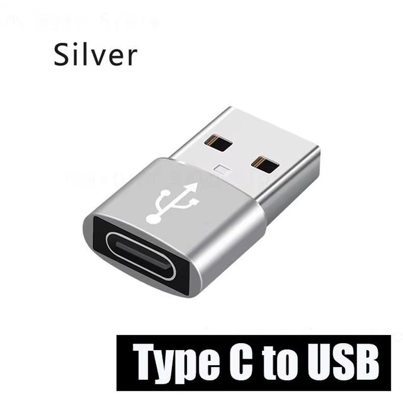 2PCS Charger Adapter for Iphone 14 13 12 11 Pro Max USB Type-C Adapter Type C USB-C Converter USB to Type C OTG Adapter Cables
