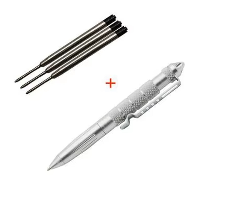 ZK20 Dropshiping Defence Tactical Pen High Quality Aluminum anti Skid Portable Self Defense Pen Steel Glass Breaker Survival Kit