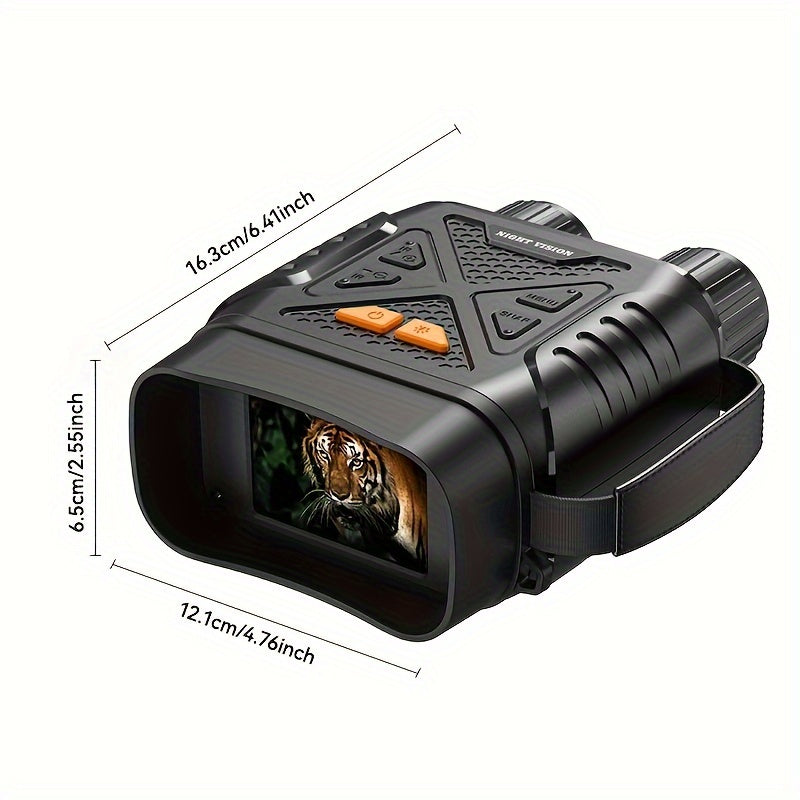 INSKAM 2.8" HD Digital Night Vision Device with 1080p Video Recording - Black Plastic Outdoor & Camping Binoculars, Up to 800m Night Vision, Battery/USB Powered, High Measurement Accuracy, Rechargeable Lithium Battery, for Hu