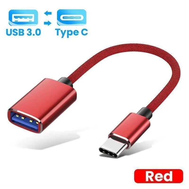 Universal Usb to Type C Adapter for Mobile Mini Type-C Jack Splitter Smartphone USB C Connectors OTG Converter Type-C
