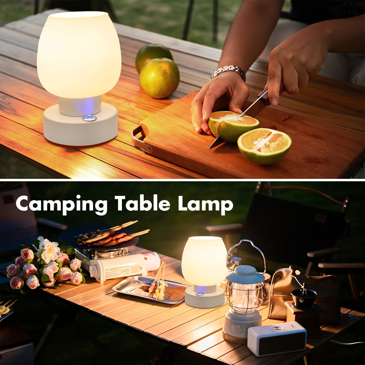 Rechargeable LED Desk Lamp with 3 Color Modes, Adjustable Brightness, Eye-Care Reading Light for Bedroom and Office