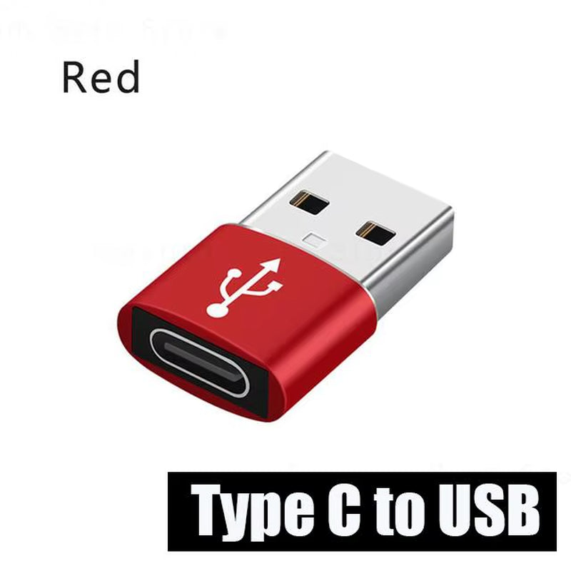 2PCS Charger Adapter for Iphone 14 13 12 11 Pro Max USB Type-C Adapter Type C USB-C Converter USB to Type C OTG Adapter Cables