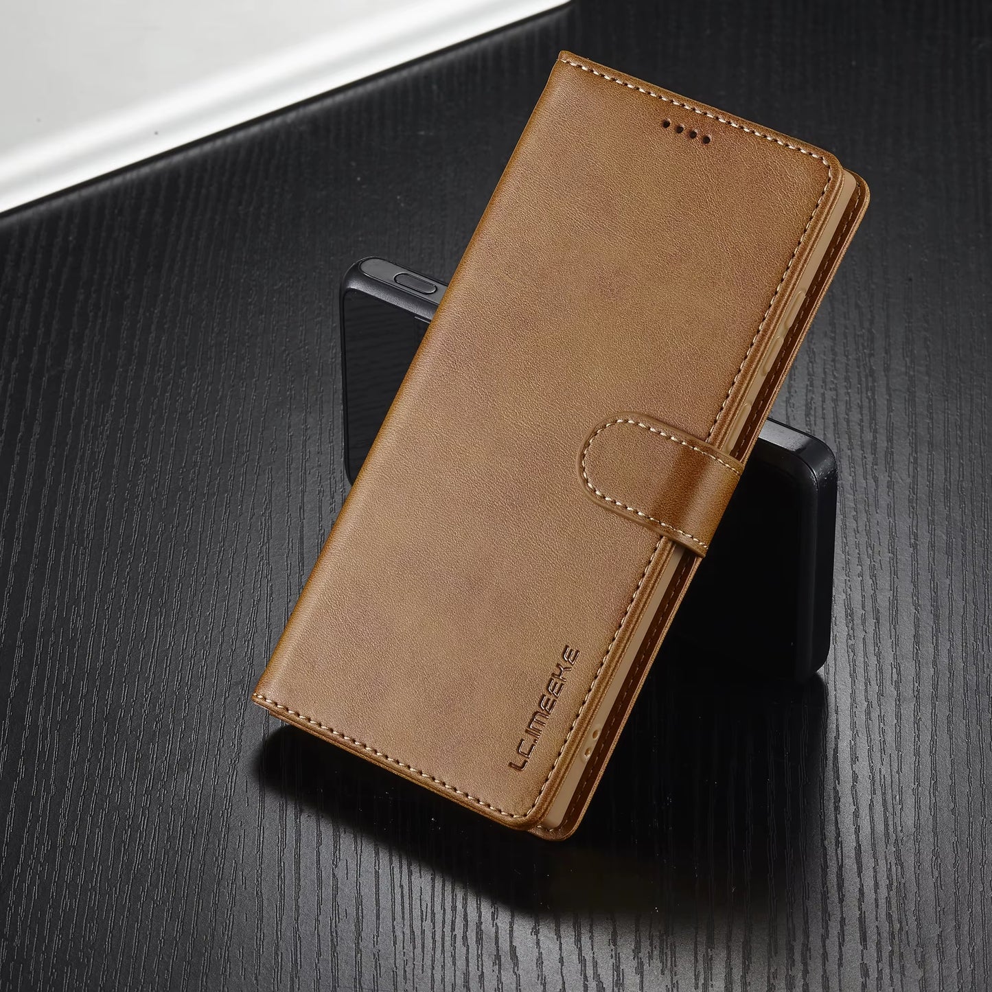 Leather Wallet Case for Samsung Galaxy S25 S24 S23 S22 Ultra S21 S20 FE S10 S9 plus Note20 10 plus Business Flip Card Cover