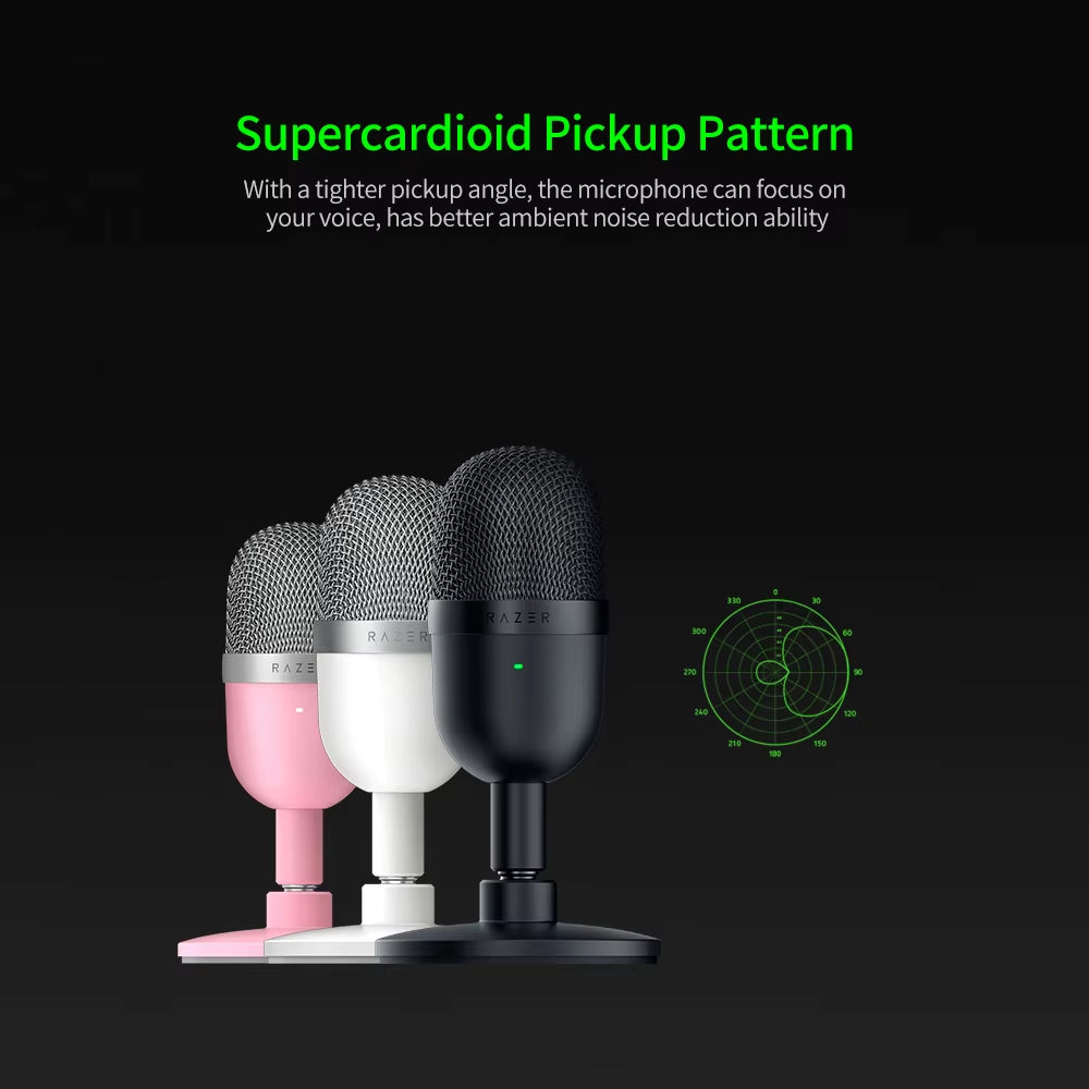 Seiren Mini Microphone USB Microphone Ultra-Compact Condenser Streaming Mic Seiren Mini Microphone USB
