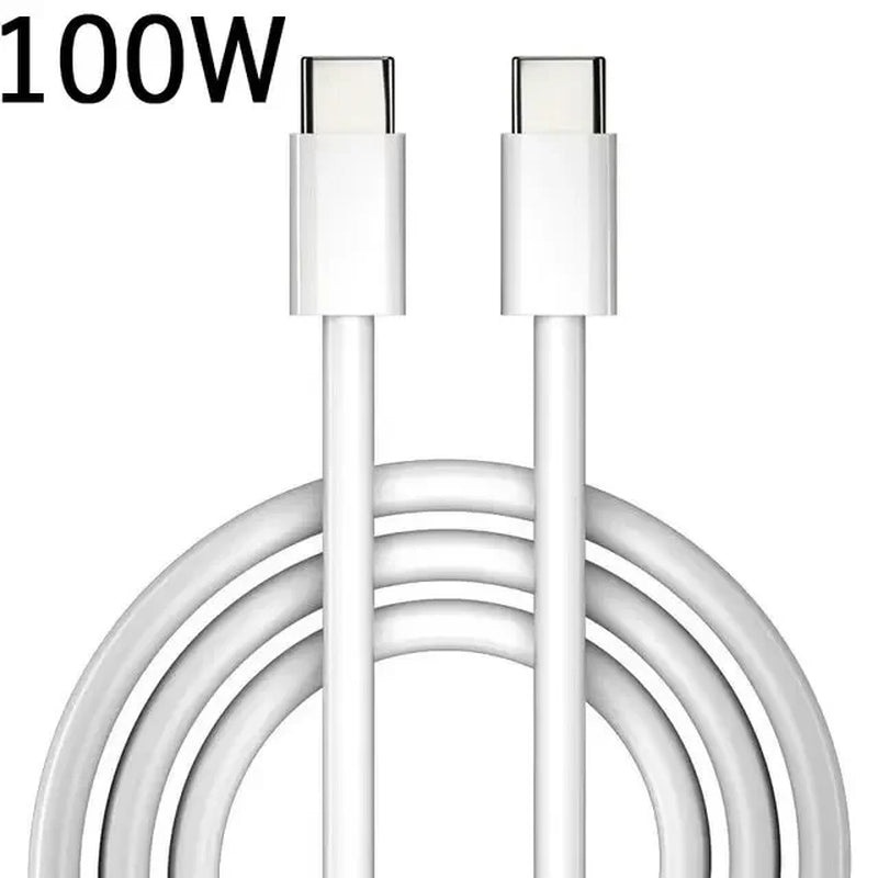 PD 100W USB C to USB Type C Cable Fast Charge Data Cable for Huawei Samsung Xiaomi Macbook Ipad Data Line Type C to Type C