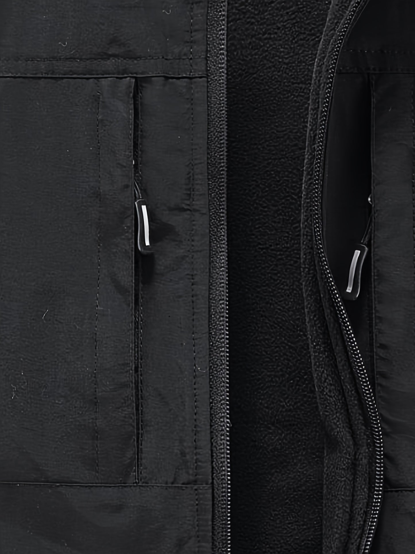 Multi Pockets Reversible Cargo Vest, Men's Casual Outwear Stand Collar Zip Up Vest For Outdoor Fishing Photography