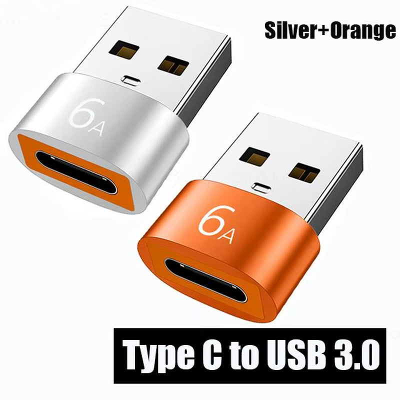 2PCS Charger Adapter for Iphone 14 13 12 11 Pro Max USB Type-C Adapter Type C USB-C Converter USB to Type C OTG Adapter Cables