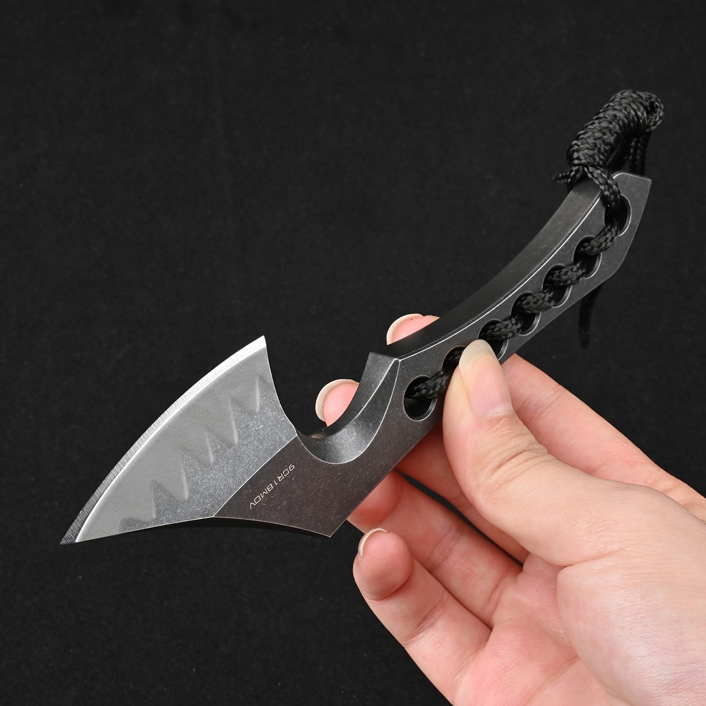 High Quality Mini Axe 9cr18mov Steel Fixed Blade Knife EDC Tool Small Knife Hiking Fishing