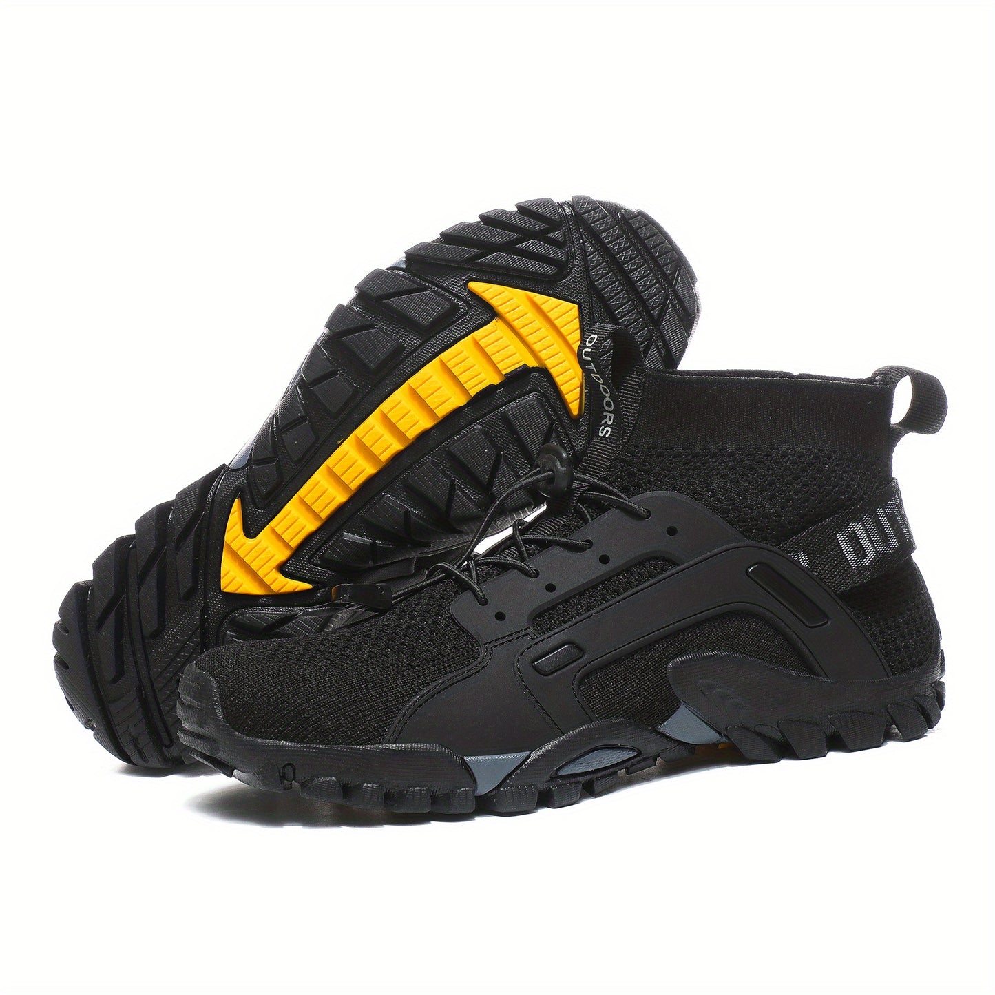 Plus Size Men's Water Shoes: High Top Quick Dry Breathable Mesh Non Slip Lightweight Water Sport Sneakers For Spring/Summer Outdoor Pool, Beach, Yoga, Fishing, Swimming, Surfing & Trekking!