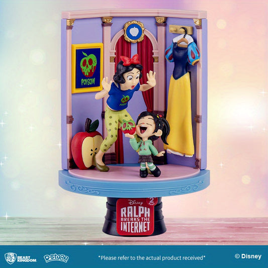 Disney's Ralph Breaks the Internet Princess Snow White Room Diorama Deluxe Figure - Collectible Princess Dressing Room Toy Model, ABS Material, Figurine for Decoration and Gifting, Suitable for Ages 14+