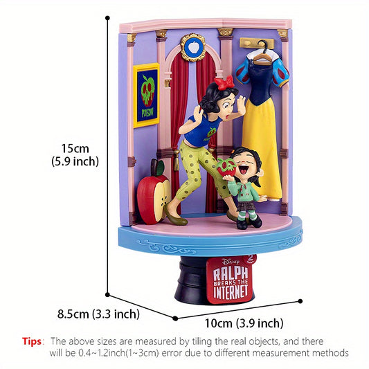 Disney's Ralph Breaks the Internet Princess Snow White Room Diorama Deluxe Figure - Collectible Princess Dressing Room Toy Model, ABS Material, Figurine for Decoration and Gifting, Suitable for Ages 14+