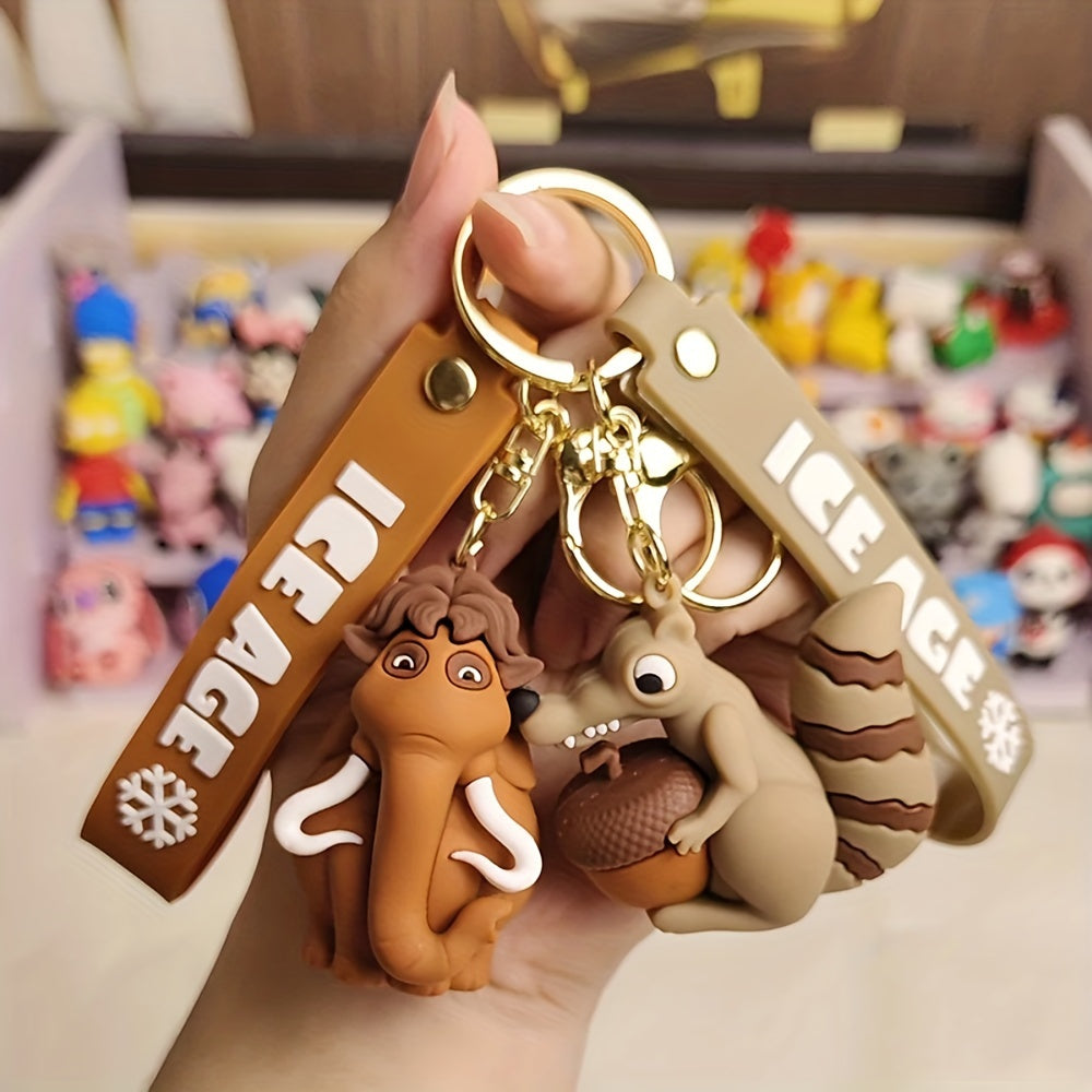 1pc Disney Keyring, Anime Figure Keychain, Christmas, Thanksgiving Day, Halloween Gift