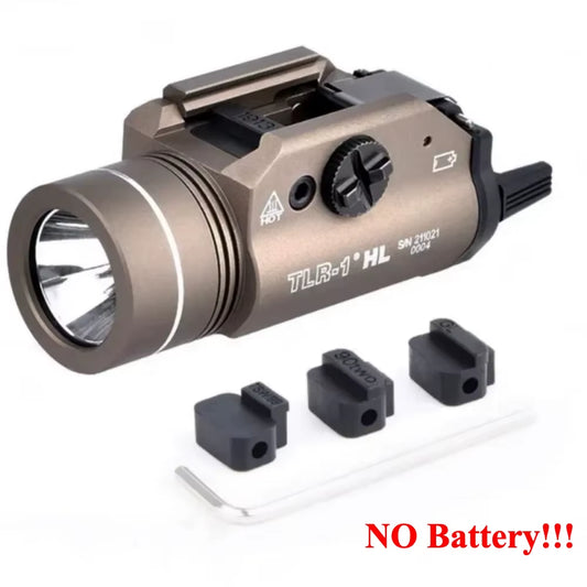 TR-1 Tactical Weapon Light 1000 Lumen LED Electronic Hanging Flashlight Outdoor Shooting with Rail Locating Key Fit 20Mm Rail