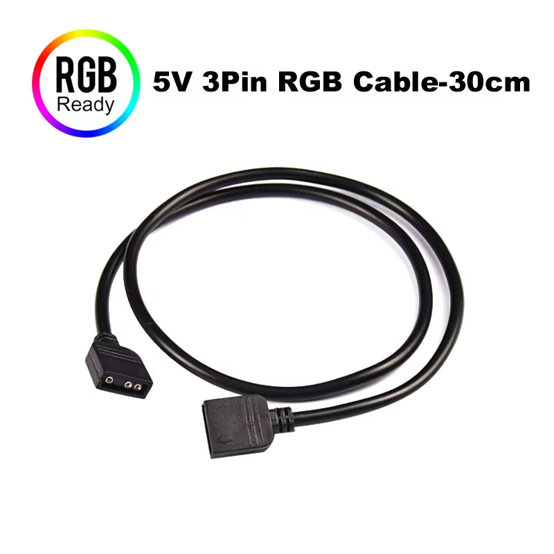ASUS AURA SYNC 5V 3-Pin RGB 10 Hub Splitter SATA Power 3Pin ARGB Adapter Extension Cable for GIGABYTE MSI Asrock RGB LED W/ Case