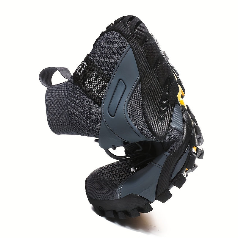 Plus Size Men's Water Shoes: High Top Quick Dry Breathable Mesh Non Slip Lightweight Water Sport Sneakers For Spring/Summer Outdoor Pool, Beach, Yoga, Fishing, Swimming, Surfing & Trekking!
