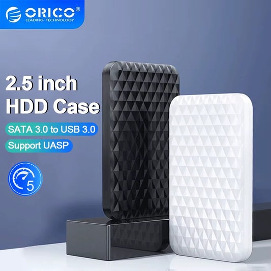 2.5 Inch HDD Case Type C External Hard Drive Case SATA to USB 3.1 HDD Enclosure Box for SATA HDD SSD Case Support UASP