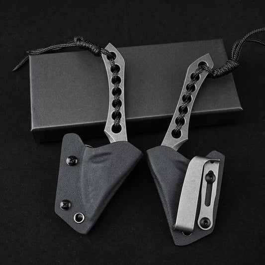 High Quality Mini Axe 9cr18mov Steel Fixed Blade Knife EDC Tool Small Knife Hiking Fishing