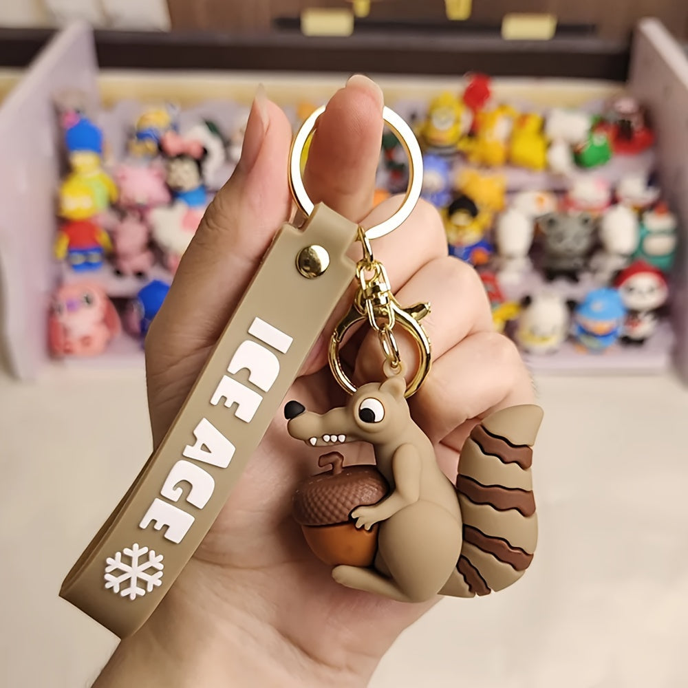 1pc Disney Keyring, Anime Figure Keychain, Christmas, Thanksgiving Day, Halloween Gift