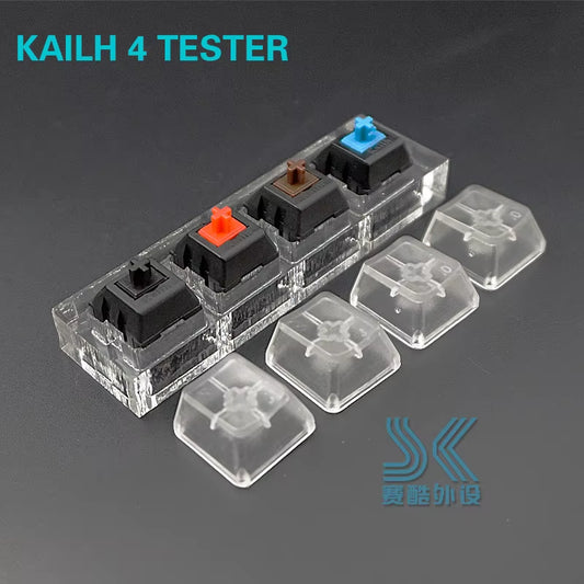 Switch Tester Cherry MX Kailh Switches Black Red Brown Blue 4 6 8 9 12 Key Translucent Keycaps Mechanical Keyboard Tester