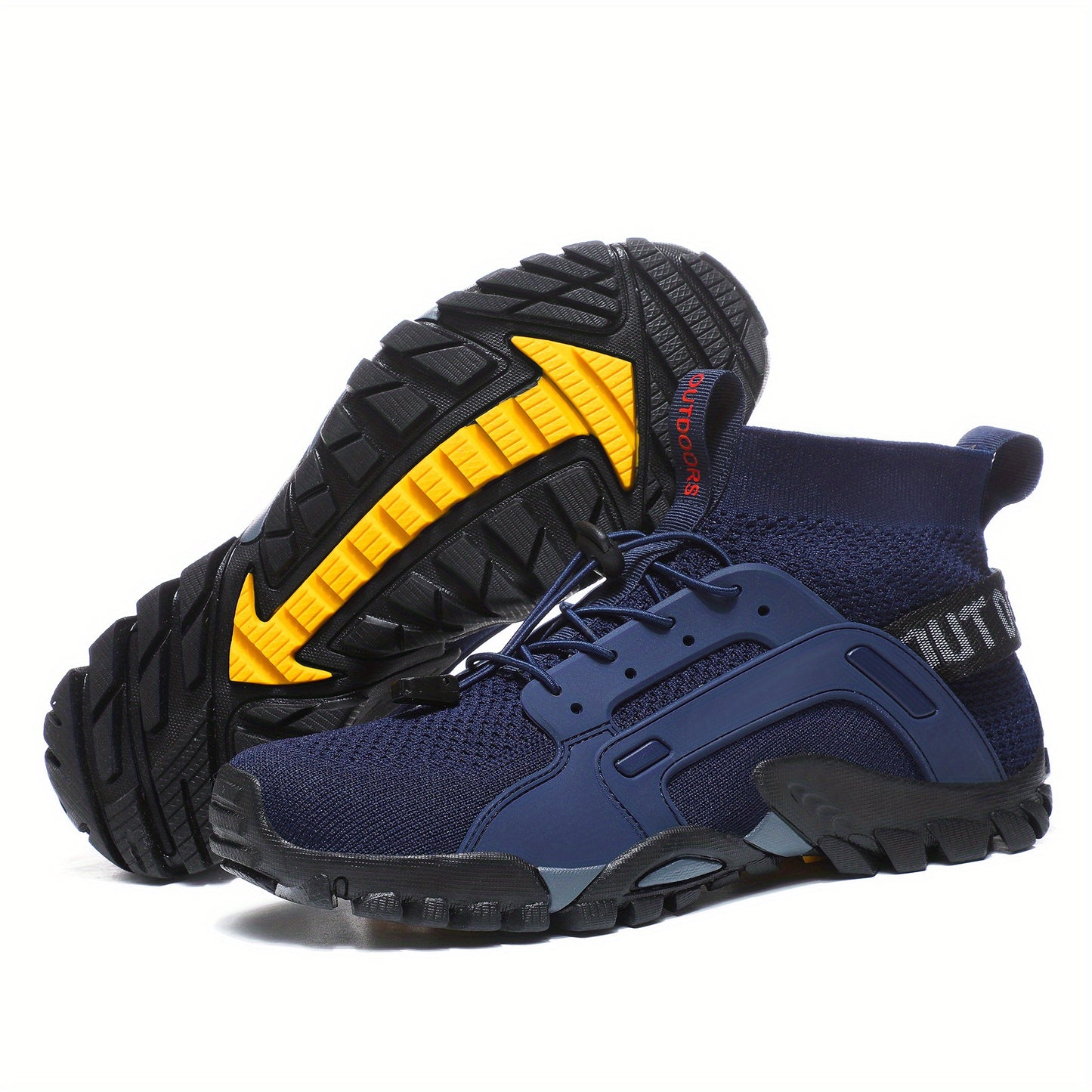 Plus Size Men's Water Shoes: High Top Quick Dry Breathable Mesh Non Slip Lightweight Water Sport Sneakers For Spring/Summer Outdoor Pool, Beach, Yoga, Fishing, Swimming, Surfing & Trekking!