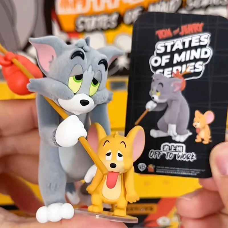 Genuine 52toys Tom And Jerry Mental State Appreciation Series Blind Box Trendy Toys Blind Boxes Birthday Surprise Blind Box Gift