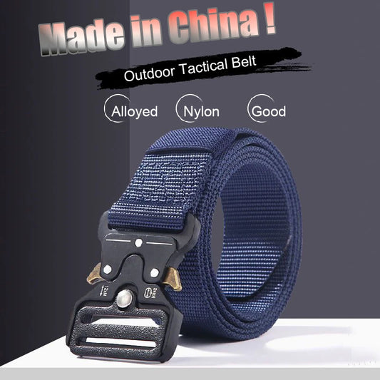 Tactical Waist Belt - Durable Automatic Buckle, Perfect for Outdoor Adventures, Unisex Accessories for Men and Women