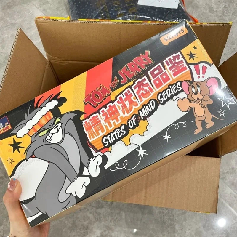 Genuine 52toys Tom And Jerry Mental State Appreciation Series Blind Box Trendy Toys Blind Boxes Birthday Surprise Blind Box Gift